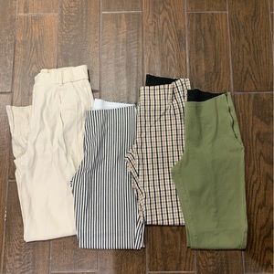 4 Pair Women’s Work Pants (Sz. 6)